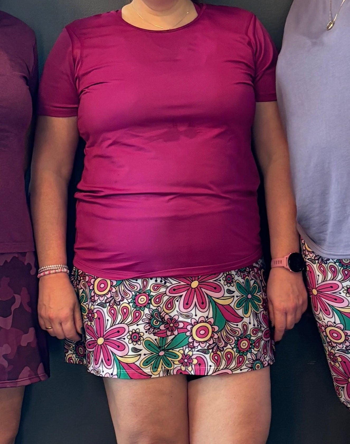 Gym Girl Skirt - Sugar Magnolia Pink with Envy