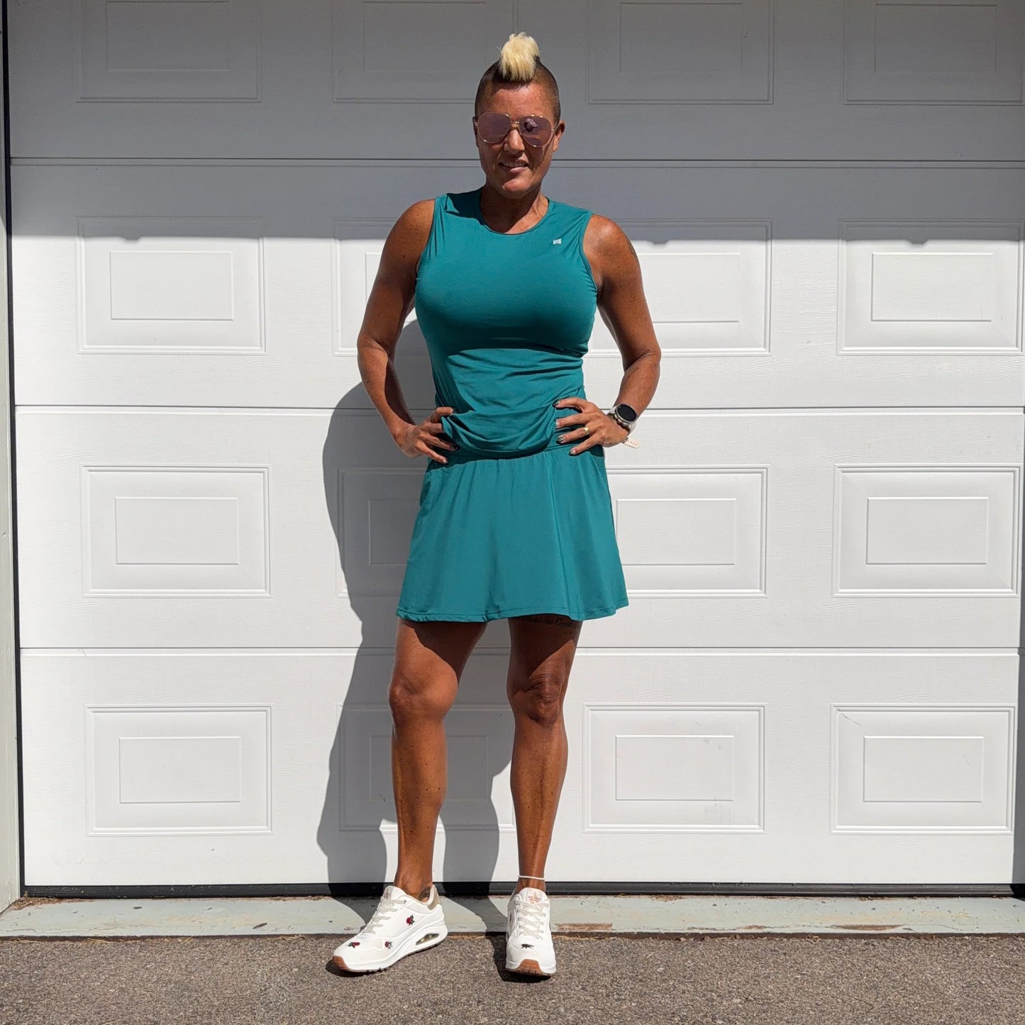 She Did running skirt Latte