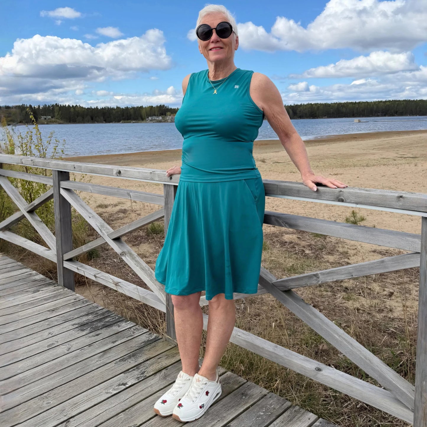 She Did golfskjørt - Ocean Deep - Forhåndsbestilling: Sendes mai/juni 2026