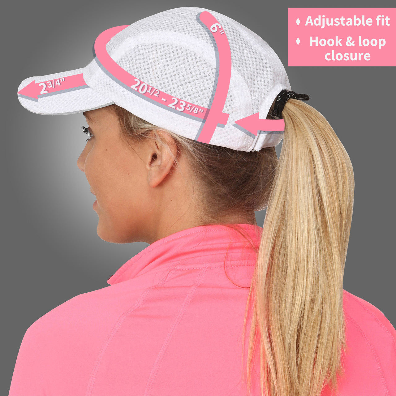 Race Day Cap women - white