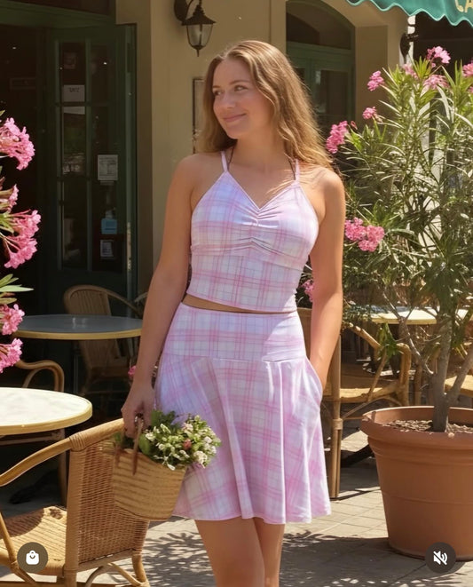 She Did running skirt Latte