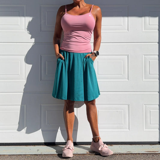 She Did Strap Tank - Soft Rose - Forhåndsbestilling: Sendes mai/juni 2026