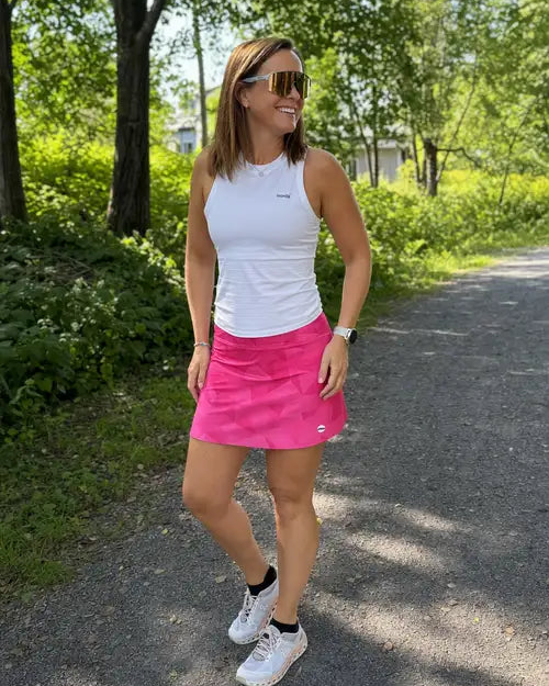 Gym Girl Skirt - Pink Origami Fade