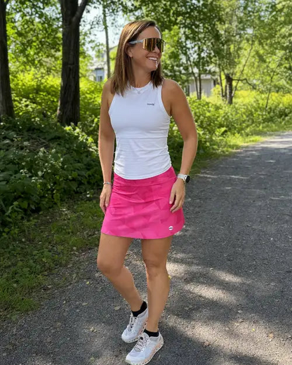 Gym Girl Skirt - Pink Origami Fade