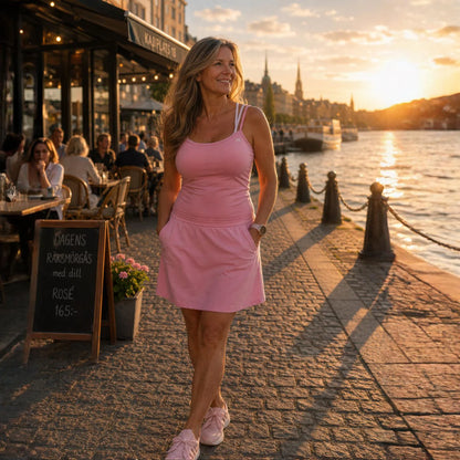 She Did running skirt Latte
