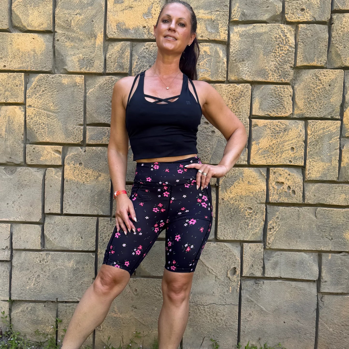 She Did Biker Shorts - Ditsy - Forhåndsbestilling: Sendes august 2026