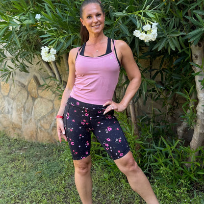 She Did Biker Shorts - Ditsy - Forhåndsbestilling: Sendes august 2026