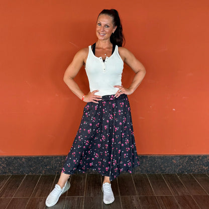 She Did langt skjørt - Ditsy - Forhåndsbestilling: Sendes august 2026