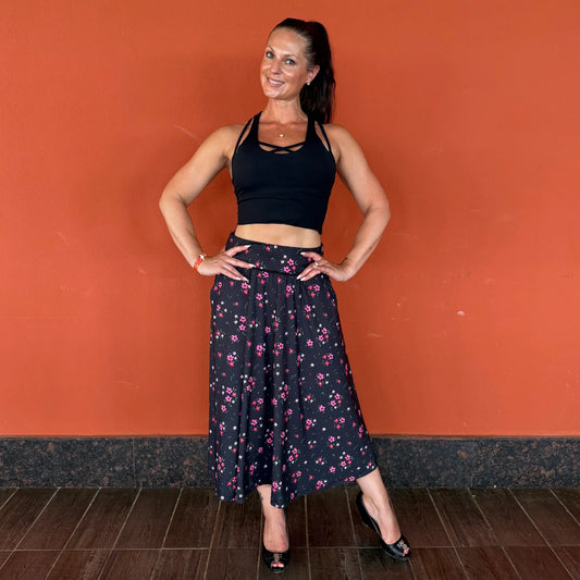 She Did langt skjørt - Ditsy - Forhåndsbestilling: Sendes august 2026