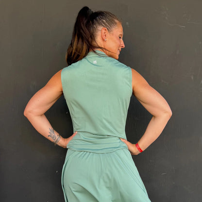 She Did V-tanktopp - Mint