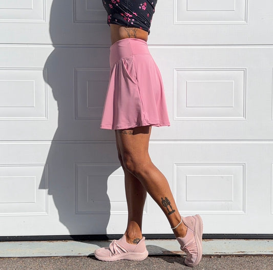 She Did løpeskjørt - Soft Rose - Forhåndsbestilling: Sendes mai/juni 2026