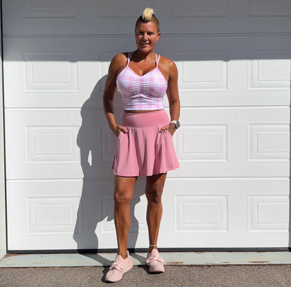 She Did running skirt Latte