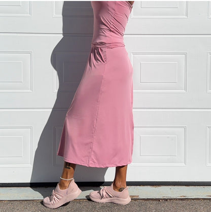 She Did running skirt Latte