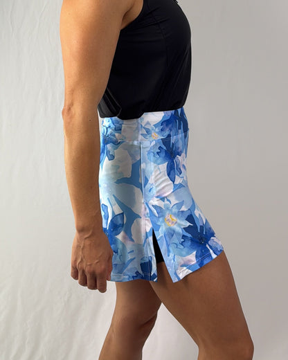Gym Girl Skirt - Blue Hawaii