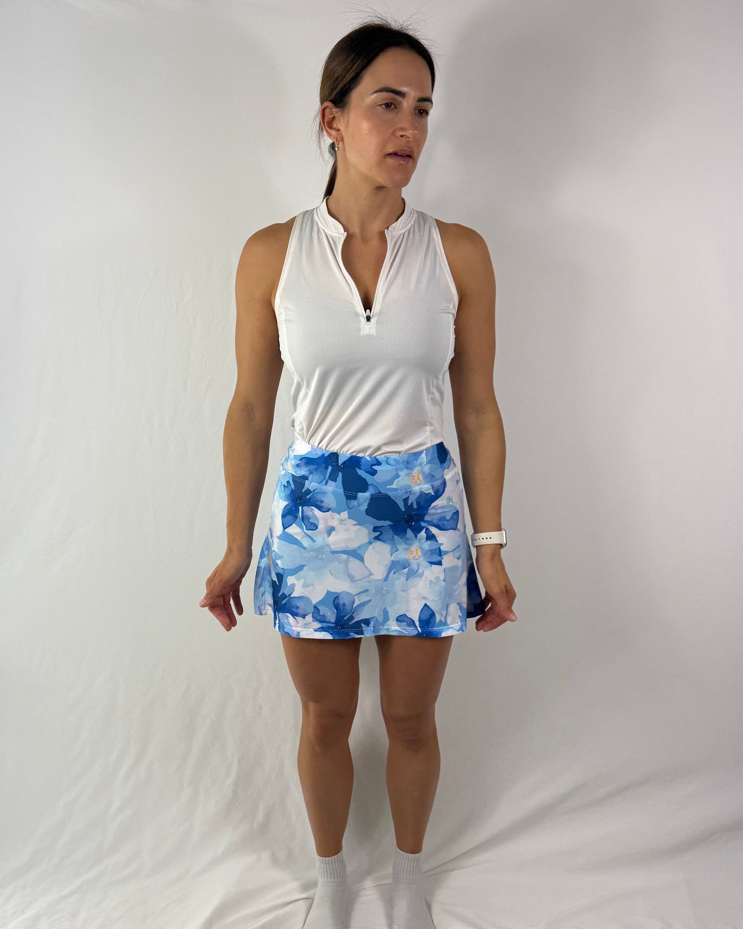 Gym Girl Skirt - Blue Hawaii
