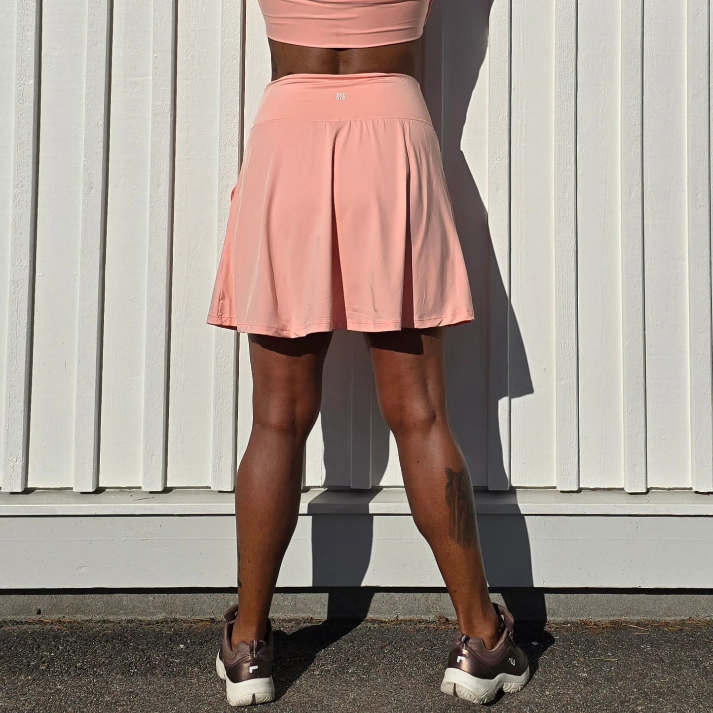 She Did running skirt Soft Pink