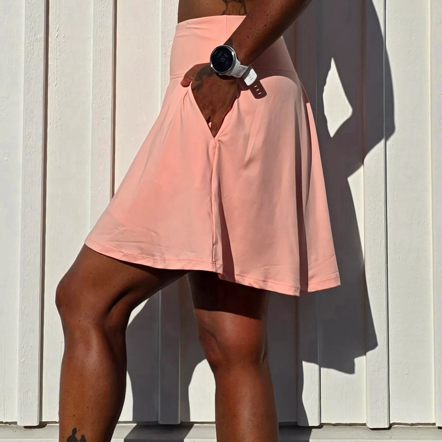 She Did running skirt Soft Pink