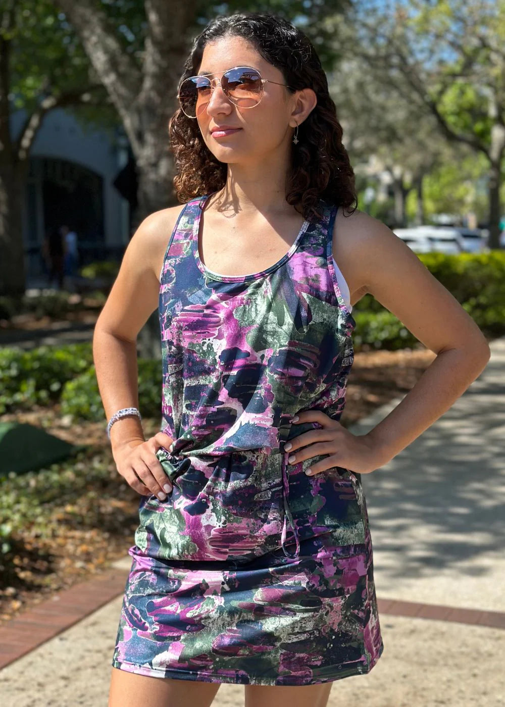 Cabana Dress Purple Bliss running dress