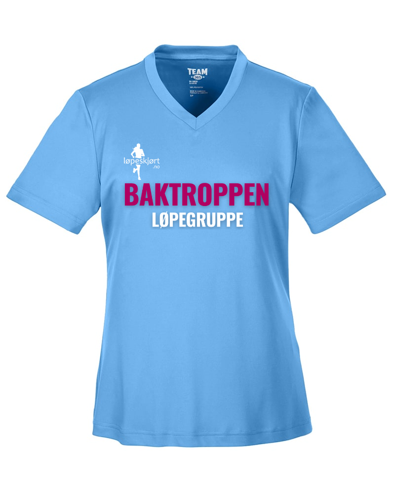 T-skjorte Baktroppen Løpegruppe lys blå