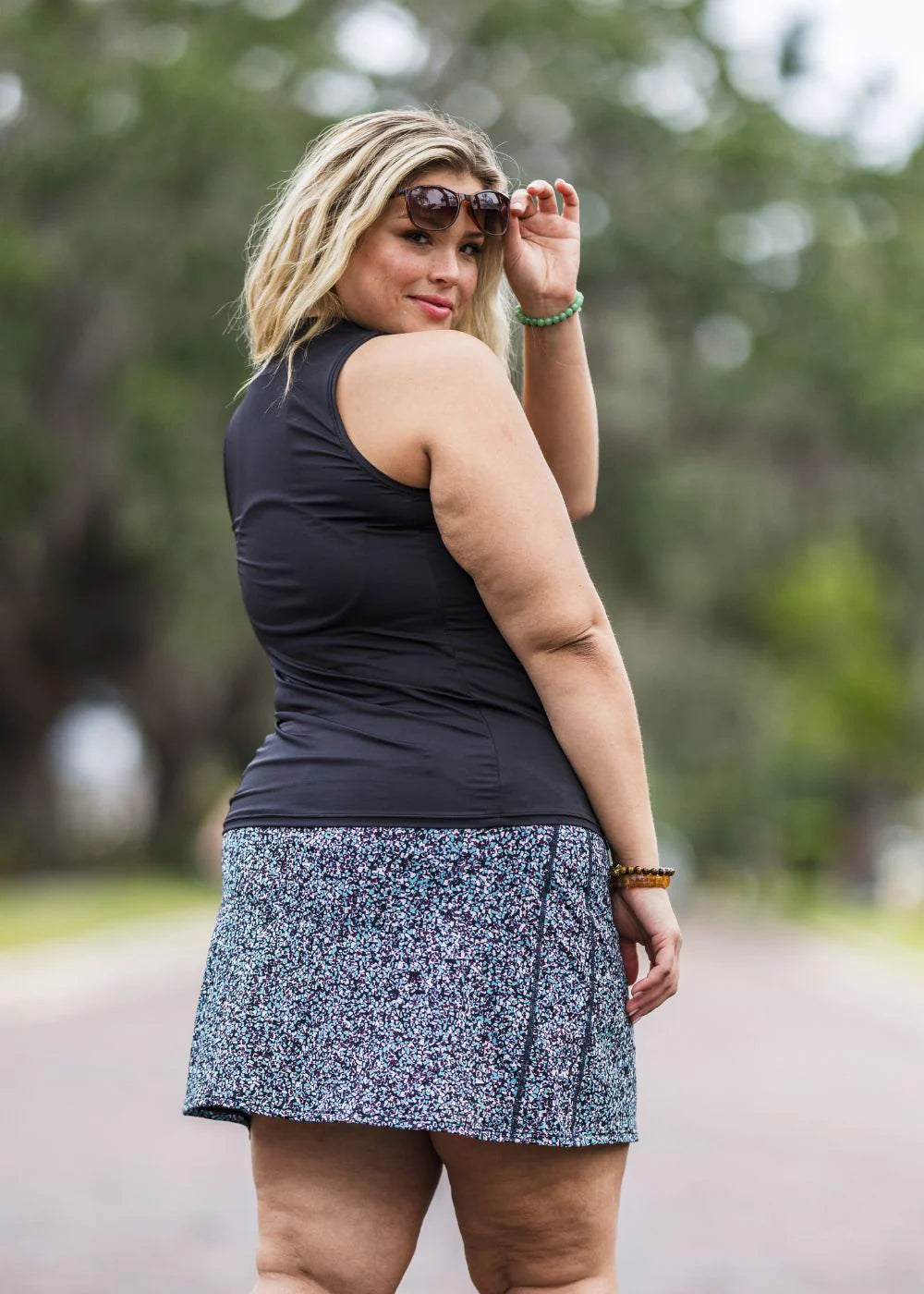 Happy Girl Skirt Blue Mineral