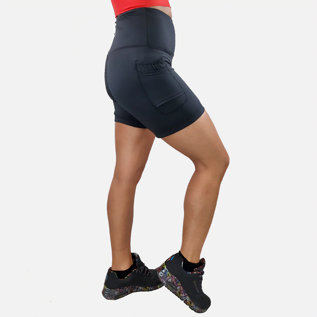 She Did Kort bikershorts svart