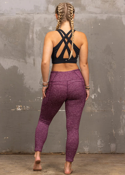 All-In High Rise Legging 7/8 Cabernet Vintage Chic - kortere len