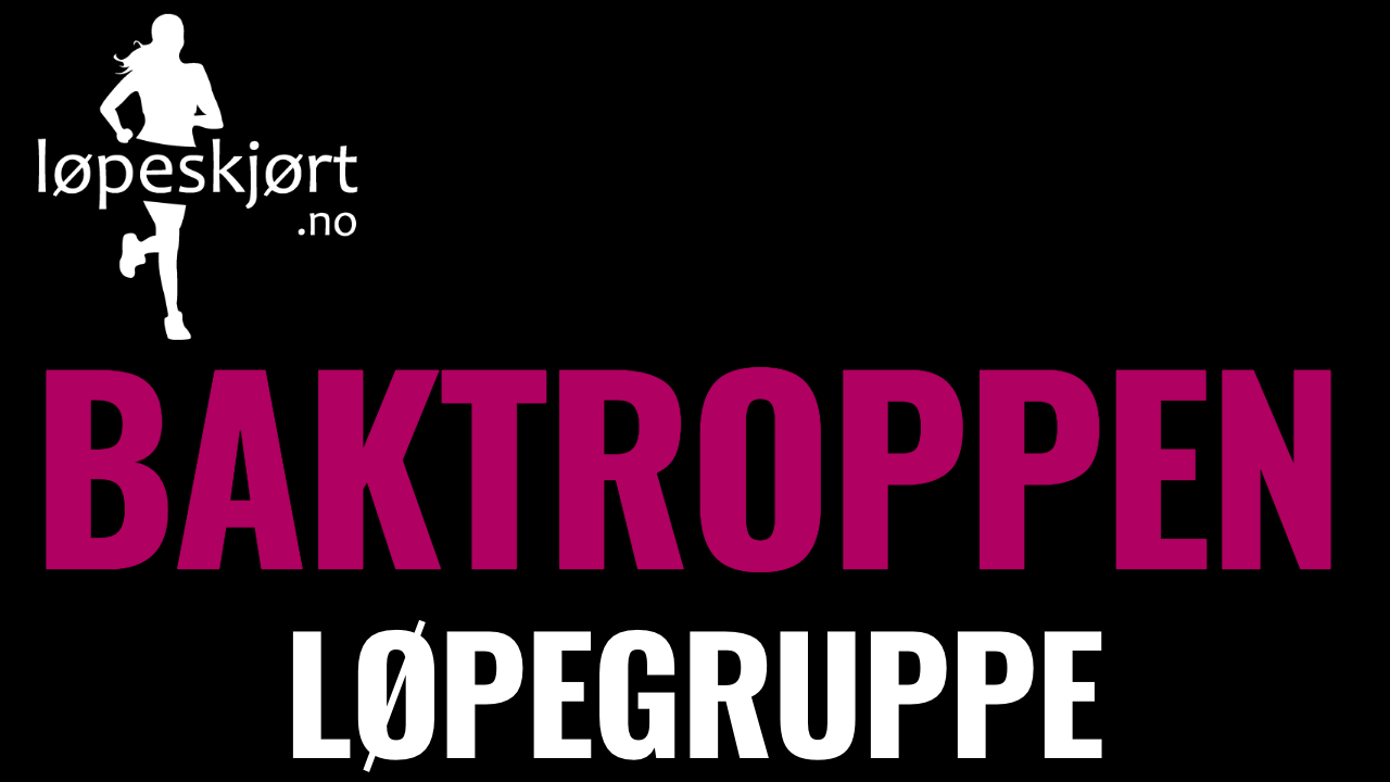 T-skjorte Baktroppen Løpegruppe svart