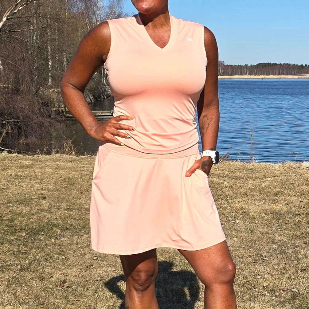 She Did running skirt Soft Pink