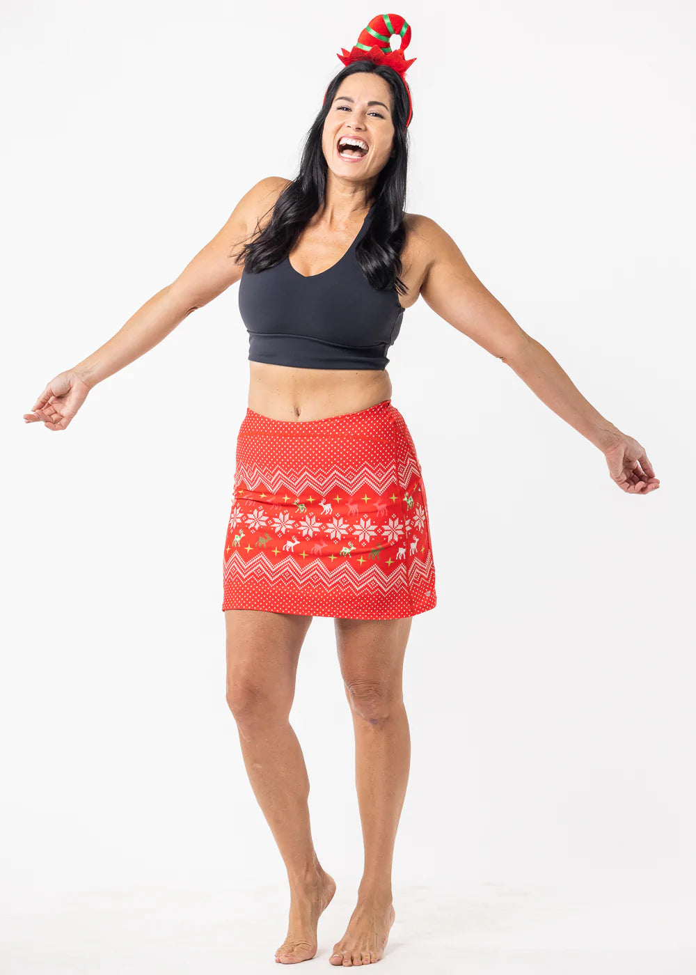 Happy Girl Skirt Holiday Sweater