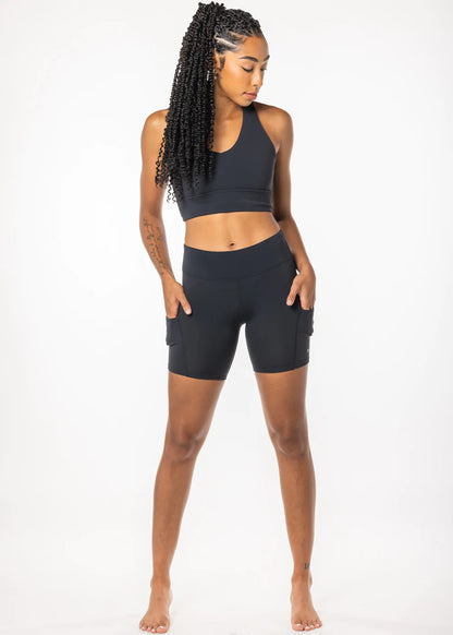 Redemption Shortie mellomlang 6" svart