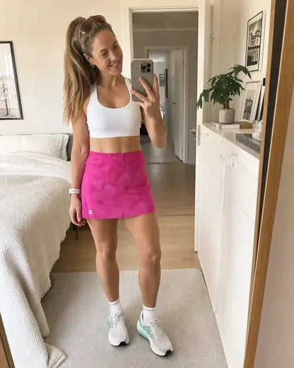 Gym Girl Skirt - Pink Origami Fade