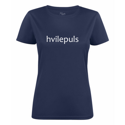 T-shirt Resting Heart Rate Navy - women