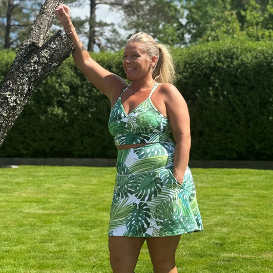 She Did løpeskjørt Monstera