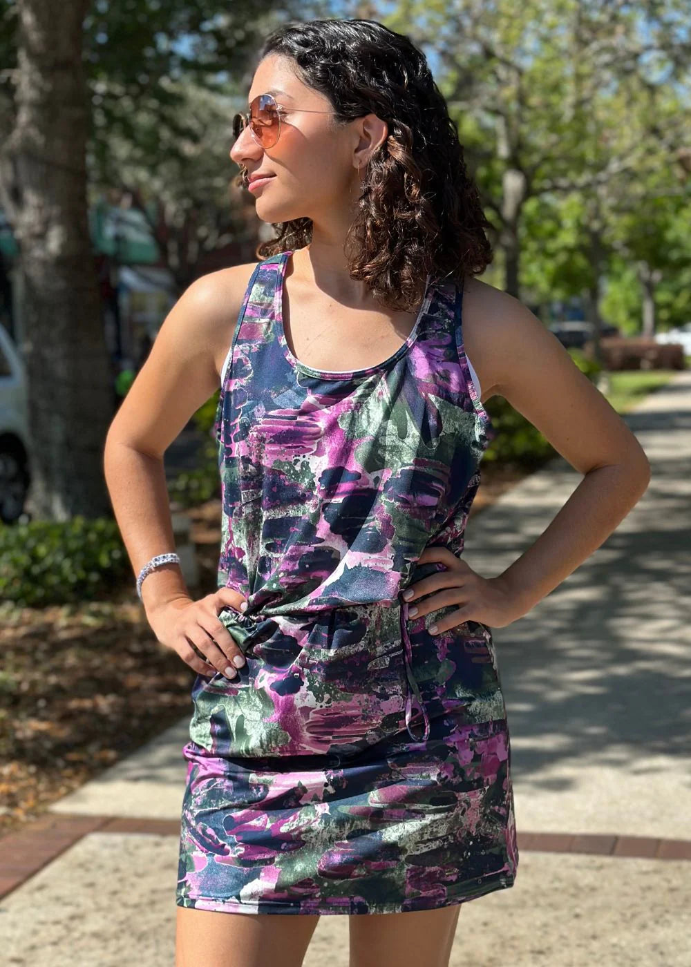 Cabana Dress Purple Bliss running dress