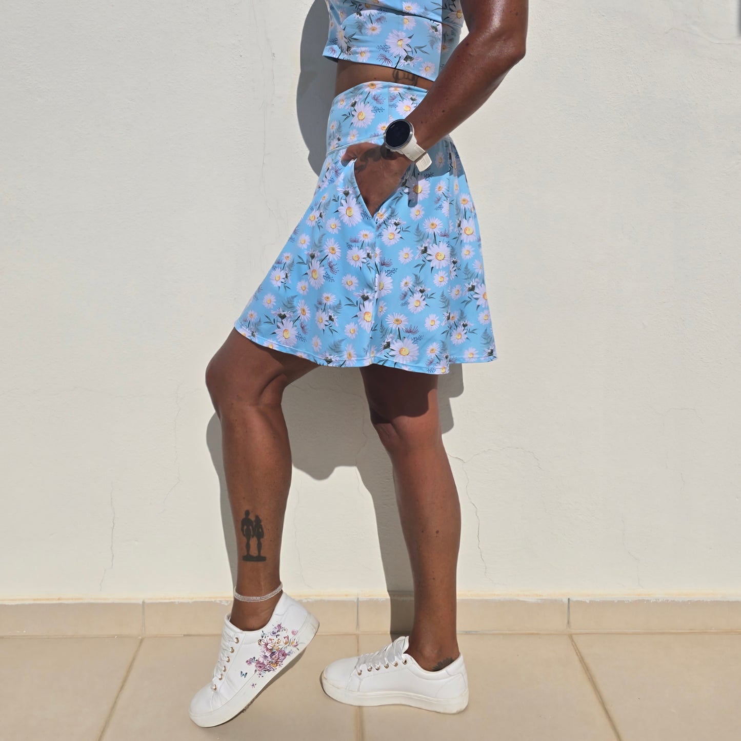 She Did running skirt Latte