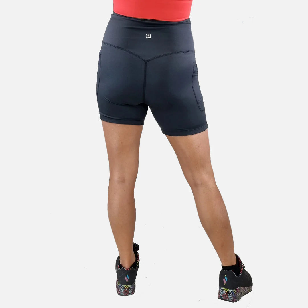 She Did Kort bikershorts svart