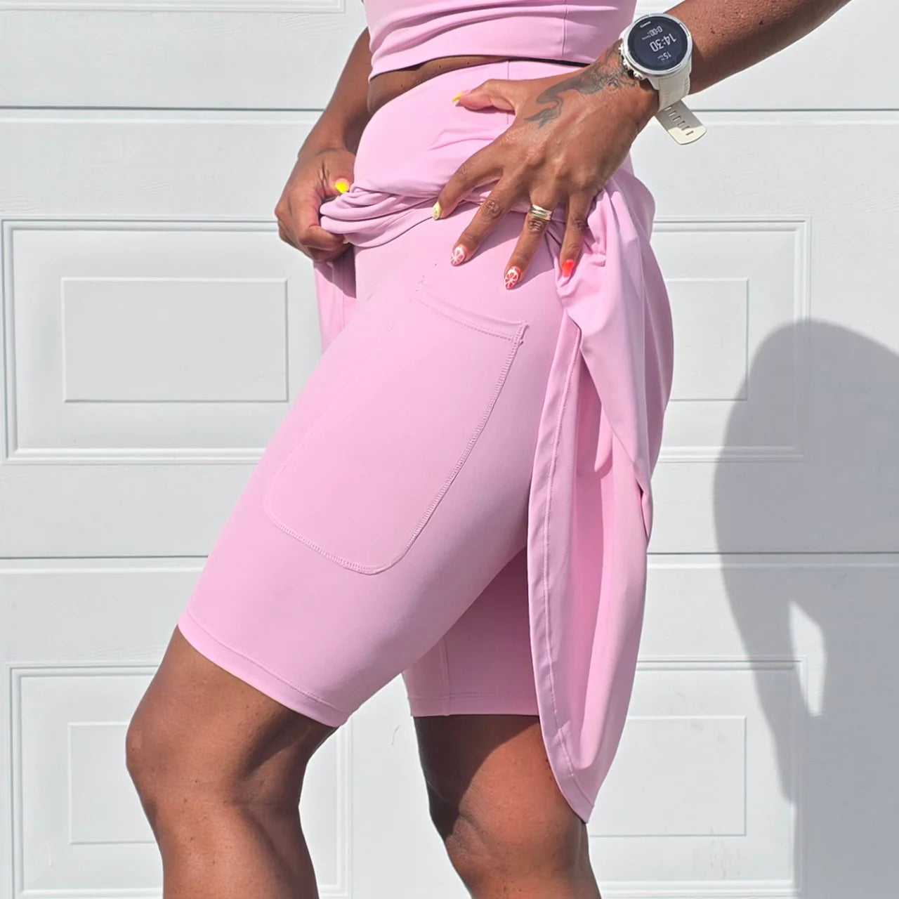 She Did golf skirt red