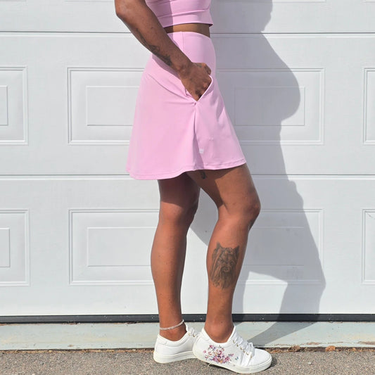 She Did running skirt Latte
