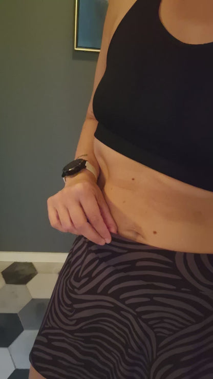 Gym Girl Skirt - Whirly Girl Shades of Black