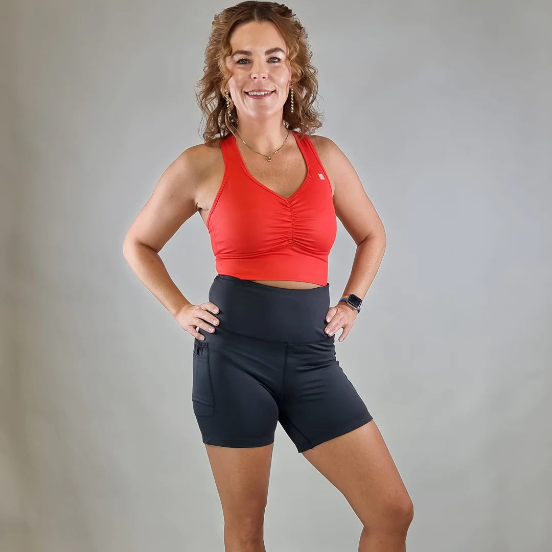 She Did Kort bikershorts svart