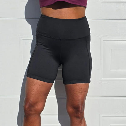She Did Kort bikershorts svart